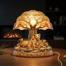 Load image into Gallery viewer, Best Mom in The Pride Lands - Personalized Acrylic Light Box - Perfect Gift for Mom and Grandma Light Box PopCulturePrints
