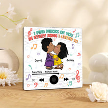 Load image into Gallery viewer, Personalized Music Fridge Magnet - Special Couple Gift Fridge Magnet PopCulturePrints
