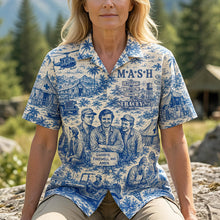 Load image into Gallery viewer, “Goodbye, Farewell, and Amen” - Vintage Field Camp Hawaiian Shirt - Personalized Gift for Him, Her, Friends, and Family
