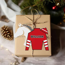 Load image into Gallery viewer, Custom Horse Riding Christmas Ornament Ornament PopCulturePrints
