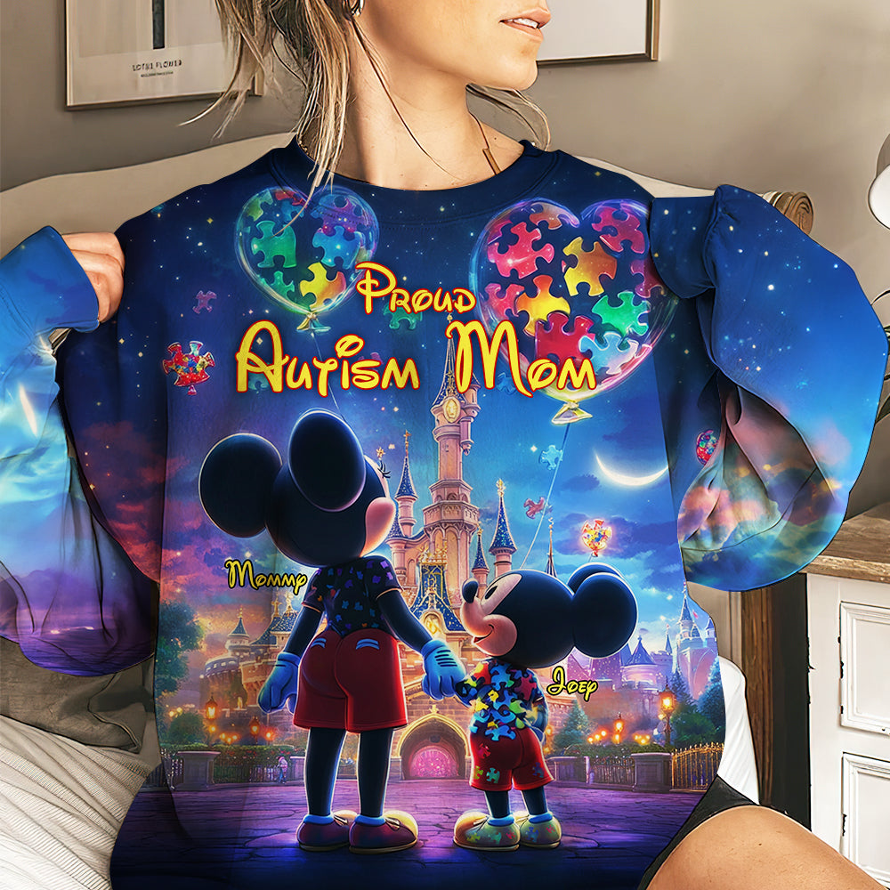 “Proud Autism Mom” - Personalized 3D Shirt for Special Moms AOP Products PopCulturePrints