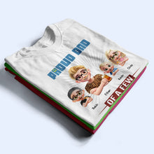 Load image into Gallery viewer, Proud Father of a Few Dumb Kids - Personalized T-Shirt T-shirt PopCulturePrints
