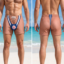 Load image into Gallery viewer, Sporty Men's Beach Shorts - Personalized Gift For Him 04HUQN150726 Beach Shorts PopCulturePrints
