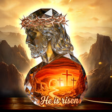 Load image into Gallery viewer, He is Risen – Personalized Holy Spirit Resurrection Light Box - Meaningful Easter Gift for Christians, Friends, Family, and Loved Ones Light Box PopCulturePrints
