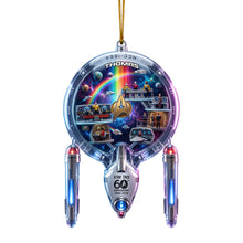 Load image into Gallery viewer, Explore the Final Frontier - Ship To Uncharted Space Ornament, Personalized Gifts
