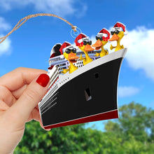 Load image into Gallery viewer, Personalized Christmas Ornament for Duck Lovers - Cruise Edition Ornament PopCulturePrints
