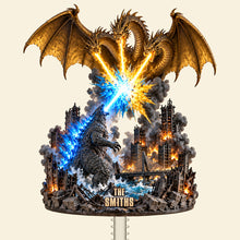 Load image into Gallery viewer, "Unleash the Monster Within" - Personalized Christmas Tree Topper - Perfect for Fans of Pop Culture
