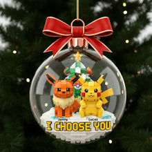 Load image into Gallery viewer, I Choose You – Personalized Christmas Ornament for Couples Ornament PopCulturePrints
