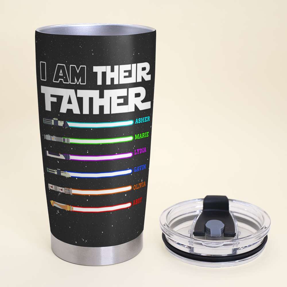 Personalized 'I Am Their Father' Custom Tumbler