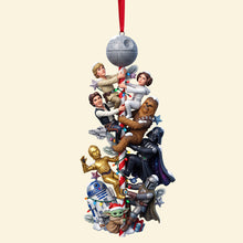 Load image into Gallery viewer, Funny Climbing Cosmic Characters Christmas Ornament - Personalized Gift for Movie Lovers Ornament PopCulturePrints
