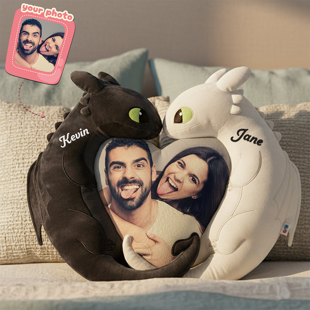 Love You to the Moon and Back - Couple Custom Photo Pillow - Personalized Gift for Couples Pillow PopCulturePrints