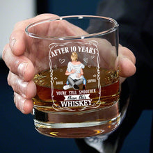 Load image into Gallery viewer, Personalized Couple Whiskey Glass - After 10 Years Whiskey Glass PopCulturePrints
