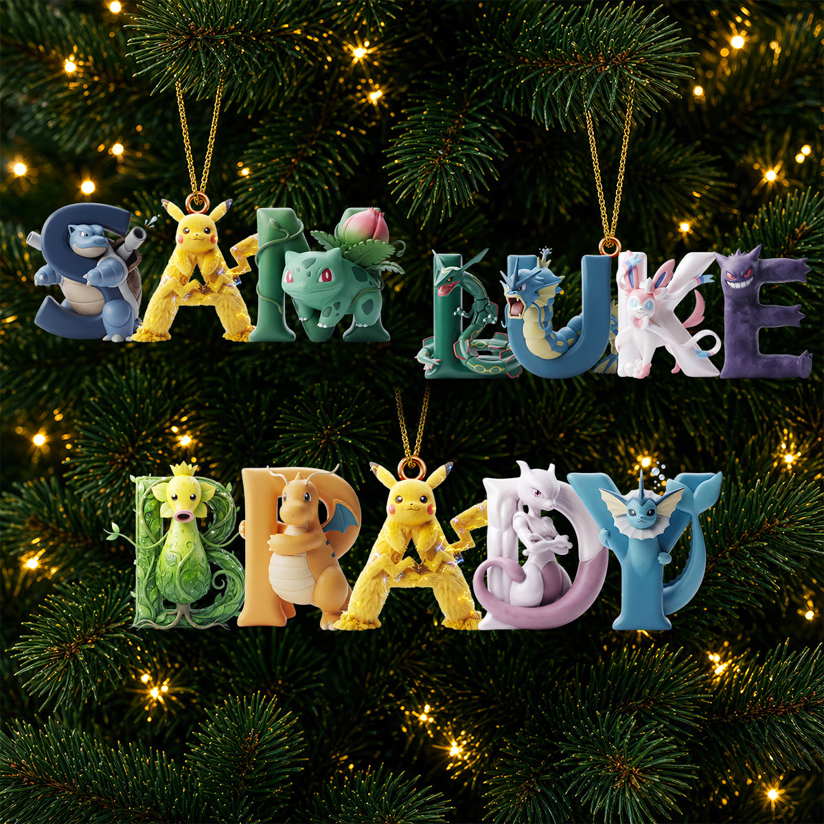 Adventure Awaits with Personalized Adventure Alphabet Custom Name Ornament - Unique Gifts for Everyone Ornament PopCulturePrints