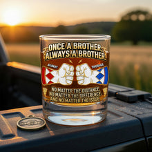 Load image into Gallery viewer, Once A Brother, Always A Brother – Personalized Drinking Glass for Brothers Glass PopCulturePrints
