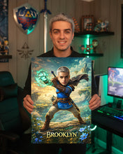 Load image into Gallery viewer, Unlock Your Inner Hero: Fantasy Adventure Canvas Print - Personalized Gifts for Fantasy Lovers Poster &amp; Canvas PopCulturePrints
