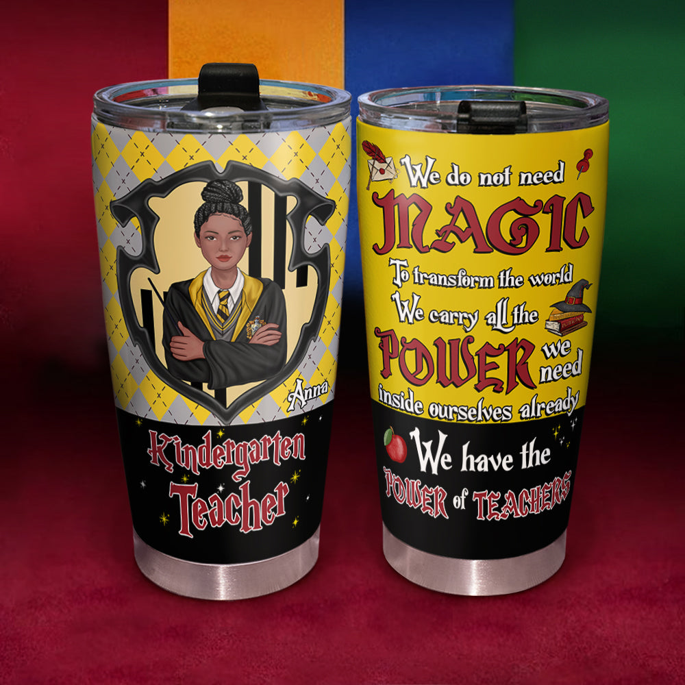 Personalized Magic Teacher Tumbler - Back to School Gift