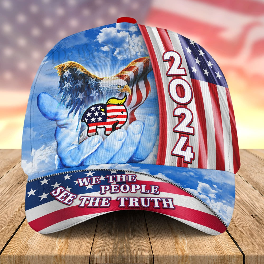 Personalized 2024 Patriotic Classic Cap