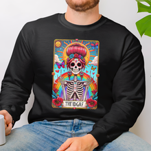 Load image into Gallery viewer, Cereal Killer Tarot Card T-Shirt - Fun Gift for Tarot Enthusiasts Shirts PopCulturePrints
