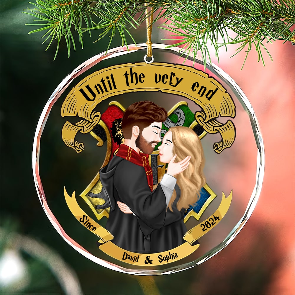 Personalized Magical Christmas Ornament for Couples