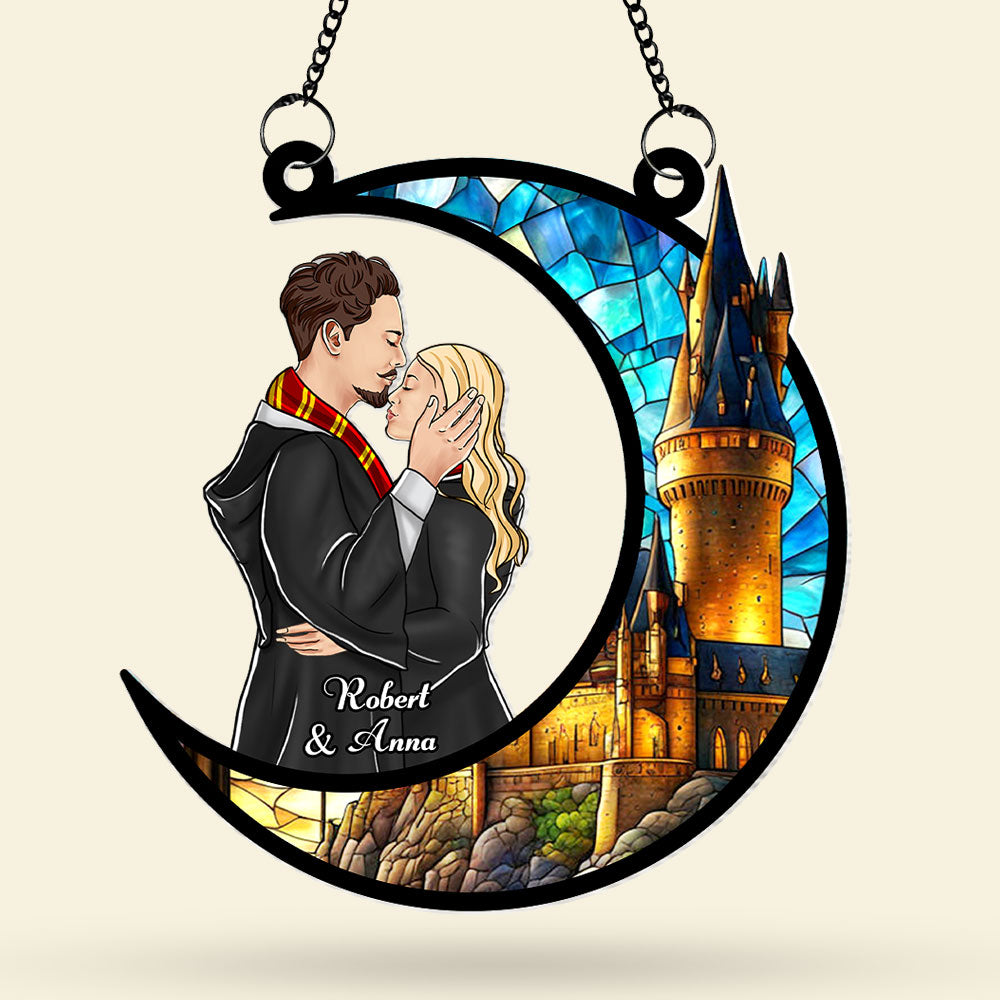 Personalized Harry Potter Themed Couple's Moonlight Wall Hanging