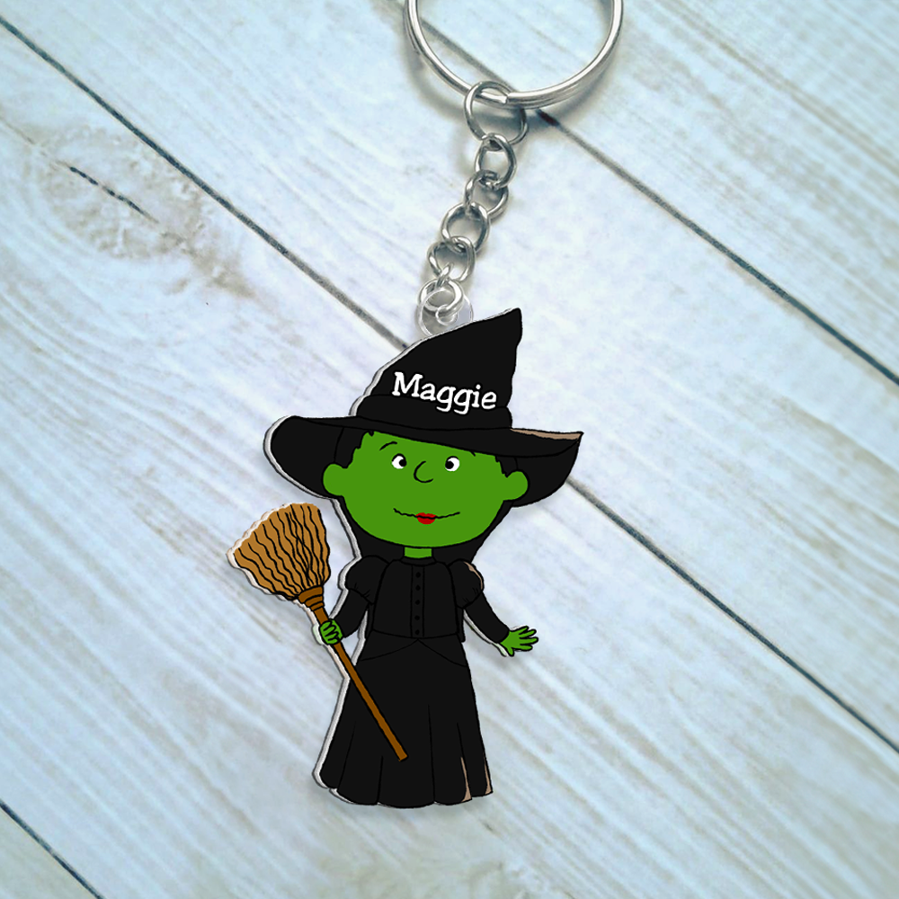 Personalized Horror-Themed Keychain for Fans Keychains PopCulturePrints