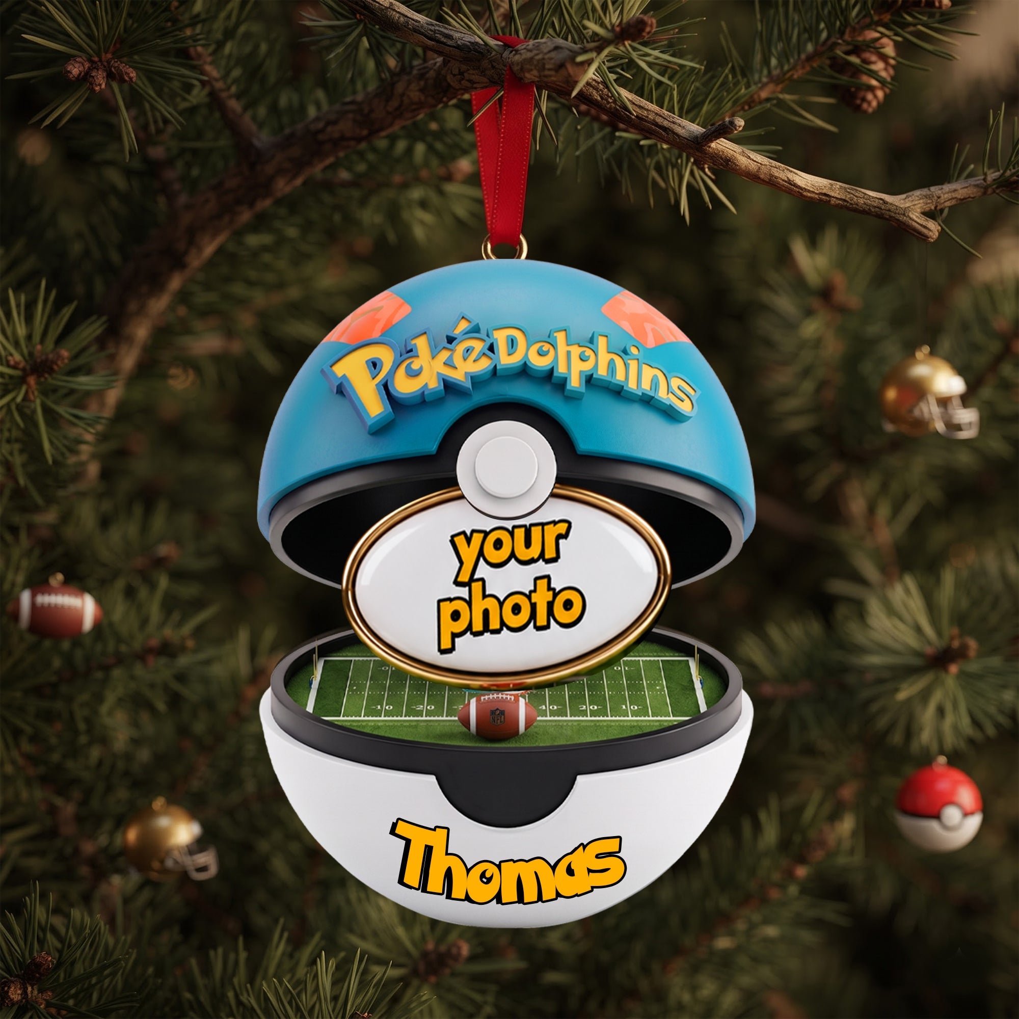 Capture the Spirit of Sport - Creature Catcher Ornament, Personalized Gift for Sports Lovers
