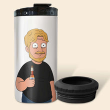 Load image into Gallery viewer, Personalized Dad Bod Beer Cooler Tumbler Can Cooler PopCulturePrints
