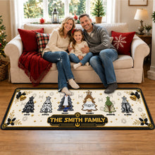 Load image into Gallery viewer, Bring Joy to Your Home with Our Christmas Tree Family Runner Rug - Personalized Gift for Families
