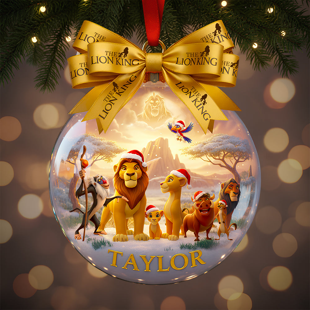 “Celebrate the Magic of Friendship” - Personalized Christmas At Savanna Ornament - Gift for Movie Fans Ornament PopCulturePrints
