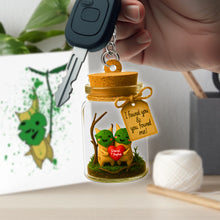 Load image into Gallery viewer, I Found You &amp; You Found Me - Leaf Sprite Couple Acrylic Keychain - Personalized Gifts For Couples Keychains PopCulturePrints
