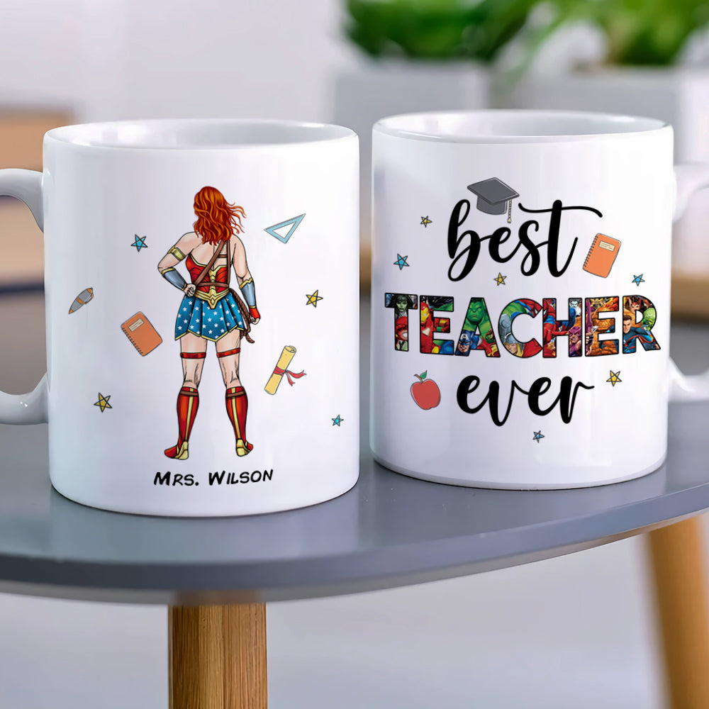 Personalized Magic Teacher Tumbler - Back to School Gift Coffee Mug PopCulturePrints