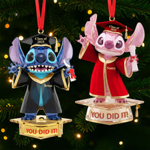 Load image into Gallery viewer, Celebrate Achievements with Our Cute Monster Graduation Ornament - Personalized Gift for Graduates Ornament PopCulturePrints
