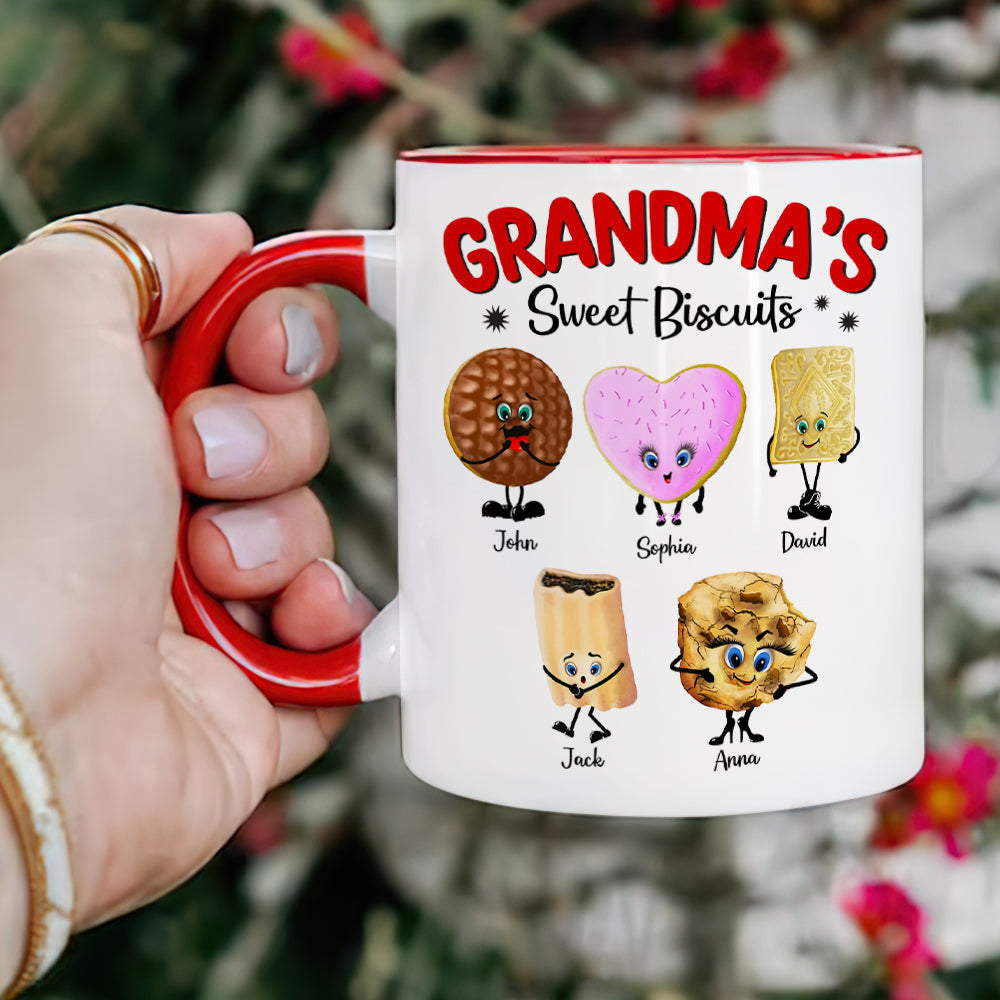 Personalized Grandma's Sweet Biscuits Coffee Mug Coffee Mug PopCulturePrints