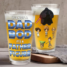Load image into Gallery viewer, Personalized &#39;Father Figure&#39; Beer Glass - Custom Name &amp; Character Design Beer Glasses PopCulturePrints
