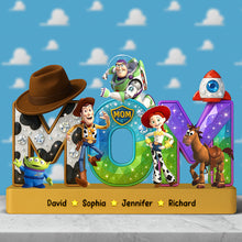 Load image into Gallery viewer, &quot;Celebrate the Journey of Motherhood&quot; - Custom Personalized Mom Of Journey Joy Acrylic Plaque - Gift for Moms and Grandmas Shaped Plaques PopCulturePrints
