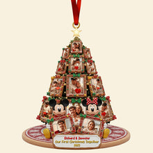 Load image into Gallery viewer, &quot;Celebrate Your Love: Our First Christmas Together Ornament - Personalized Gift for Couples&quot; Ornament PopCulturePrints
