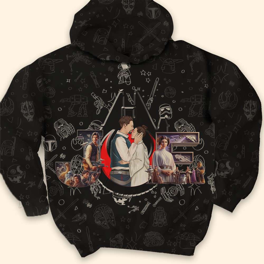 Personalized Love Galaxy Sweatshirt for Couples