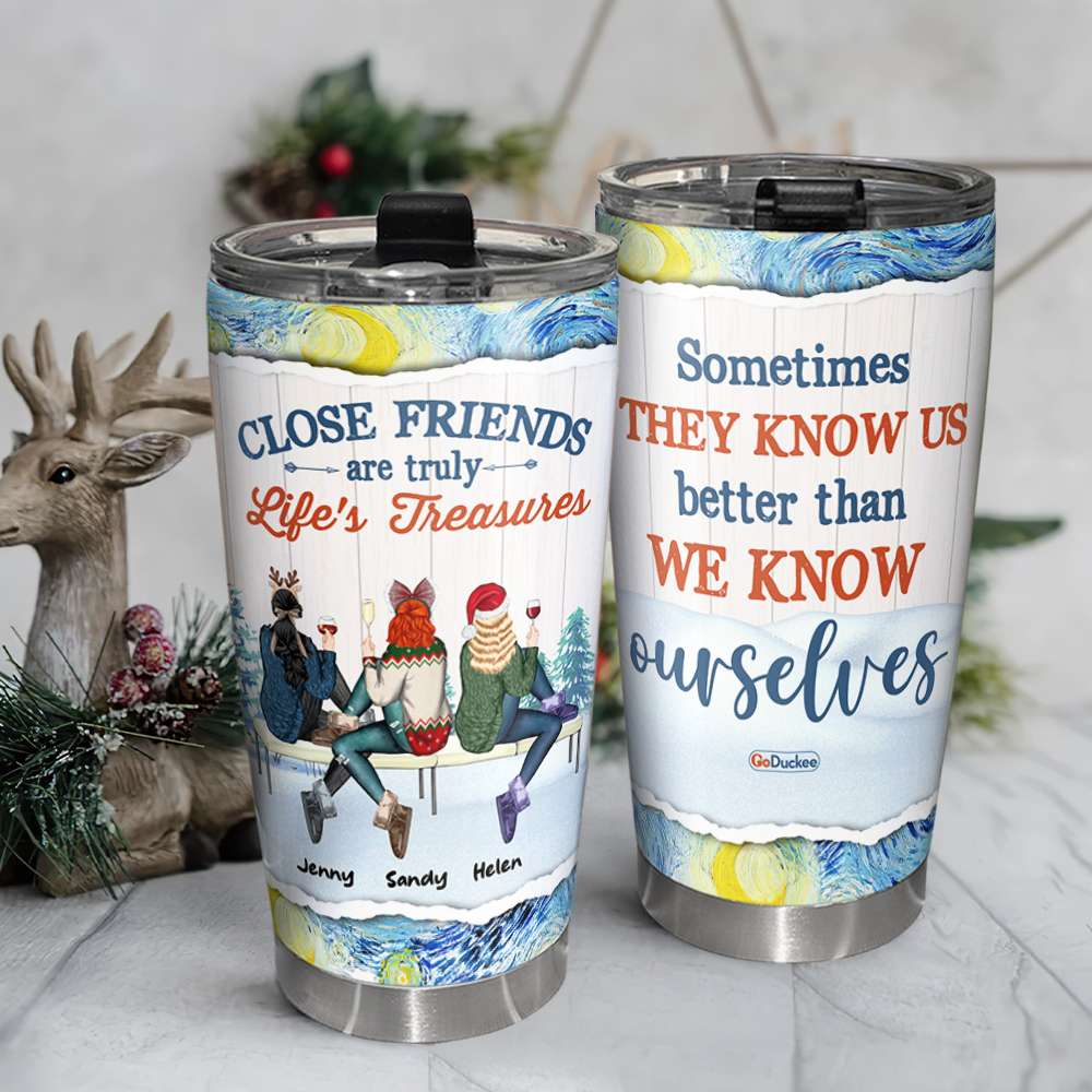 Best Friends Personalized Tumbler - A True Treasure