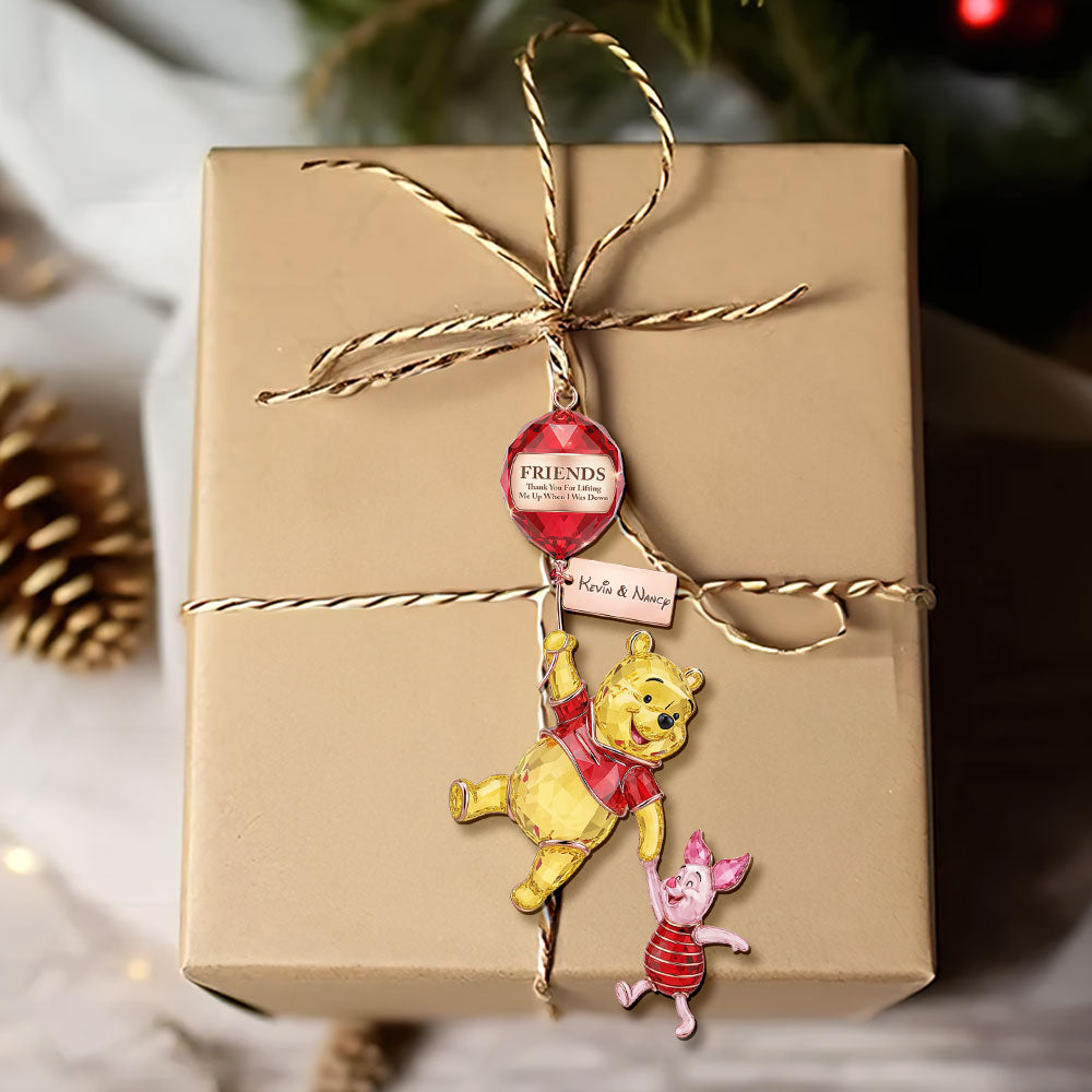 Good Friends Lift Each Other Up Ornament - Personalized Gift for Best Friends Ornament PopCulturePrints