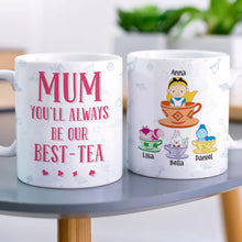 Load image into Gallery viewer, Personalized &#39;Best Tea&#39; Mother&#39;s Day Mug Coffee Mug PopCulturePrints
