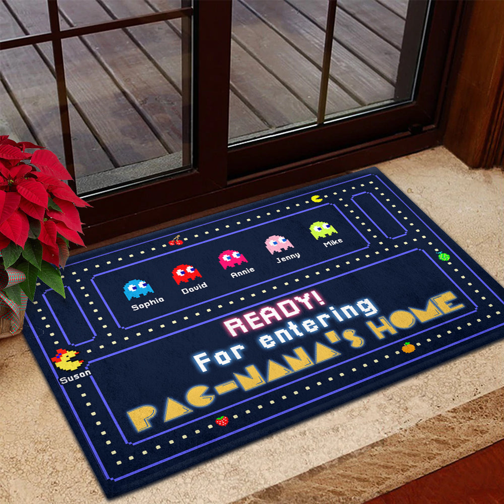Personalized Grandparents Doormat - Pac-Theme Welcome Mat Doormat PopCulturePrints