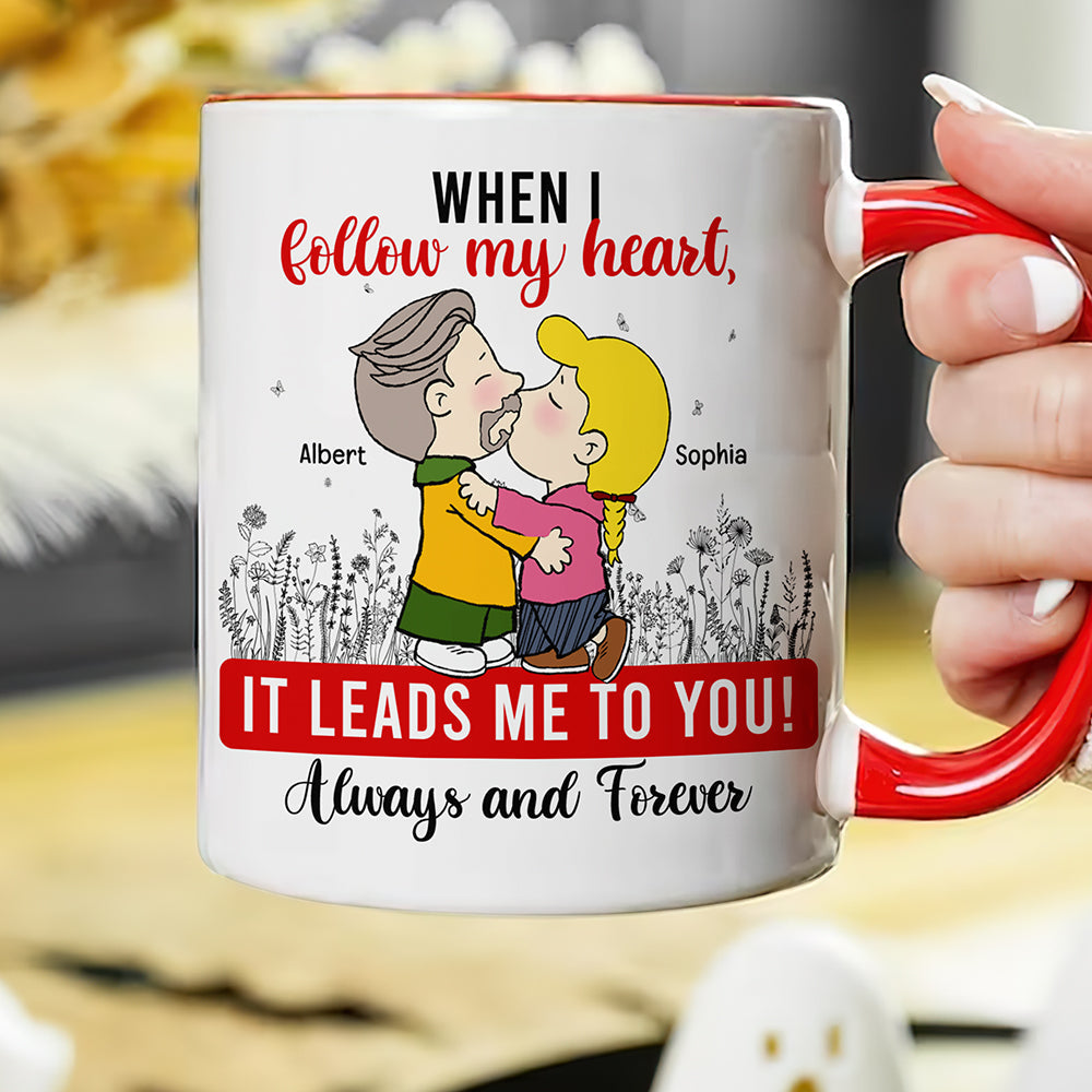 Personalized Couple Coffee Mug - Always And Forever Coffee Mug PopCulturePrints