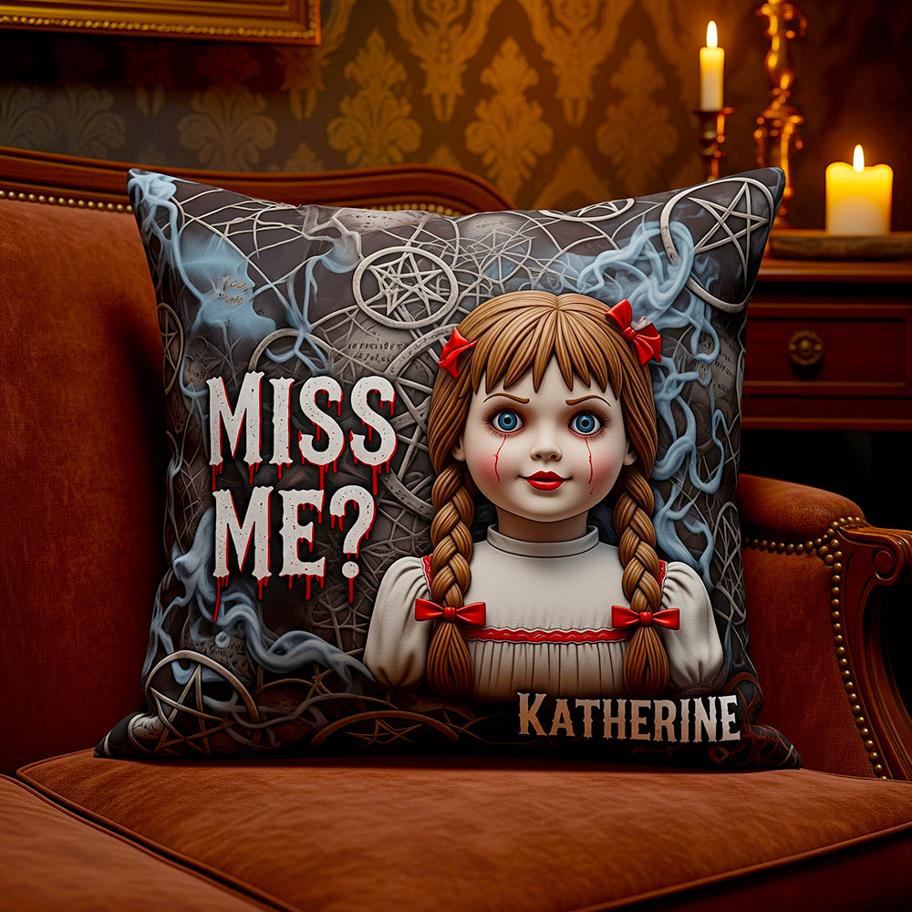 Never Sleep Again - Personalized Halloween Villain Square Pillow for Fans Pillow PopCulturePrints