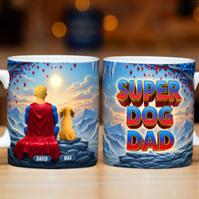 Load image into Gallery viewer, “The Best Buddy Every Dog Dad Deserves” - Personalized Super Dog Dad Coffee Mug - A Gift for Dog Lovers Coffee Mug PopCulturePrints

