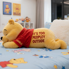 Load image into Gallery viewer, “It’s Too Peopley Outside” - Cute Lazy Pillow - Personalized Gift for Introverts and Couch Potatoes Pillow PopCulturePrints
