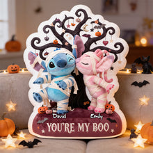 Load image into Gallery viewer, You're My Boo - Cosmic Love Custom Shape Pillow for Couples
