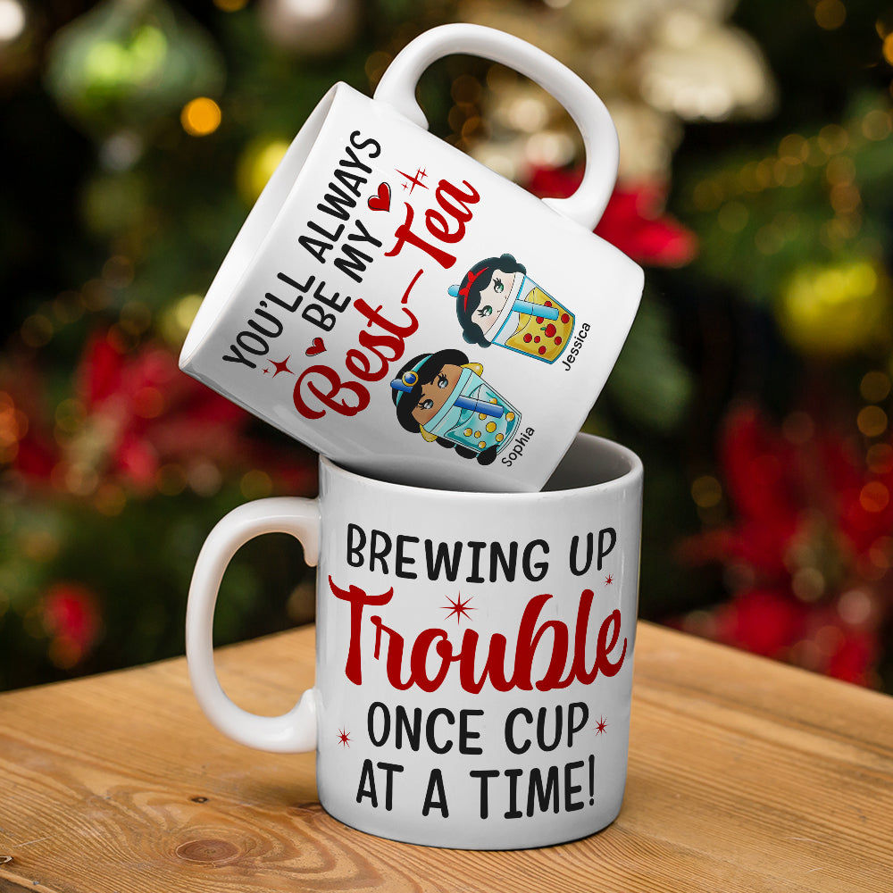 Personalized Best Friend Christmas Coffee Mug - Fun & Festive Gift Coffee Mug PopCulturePrints
