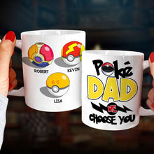Load image into Gallery viewer, Personalized PokeDad Mug - Custom Gift for Your Chosen Dad Coffee Mug PopCulturePrints
