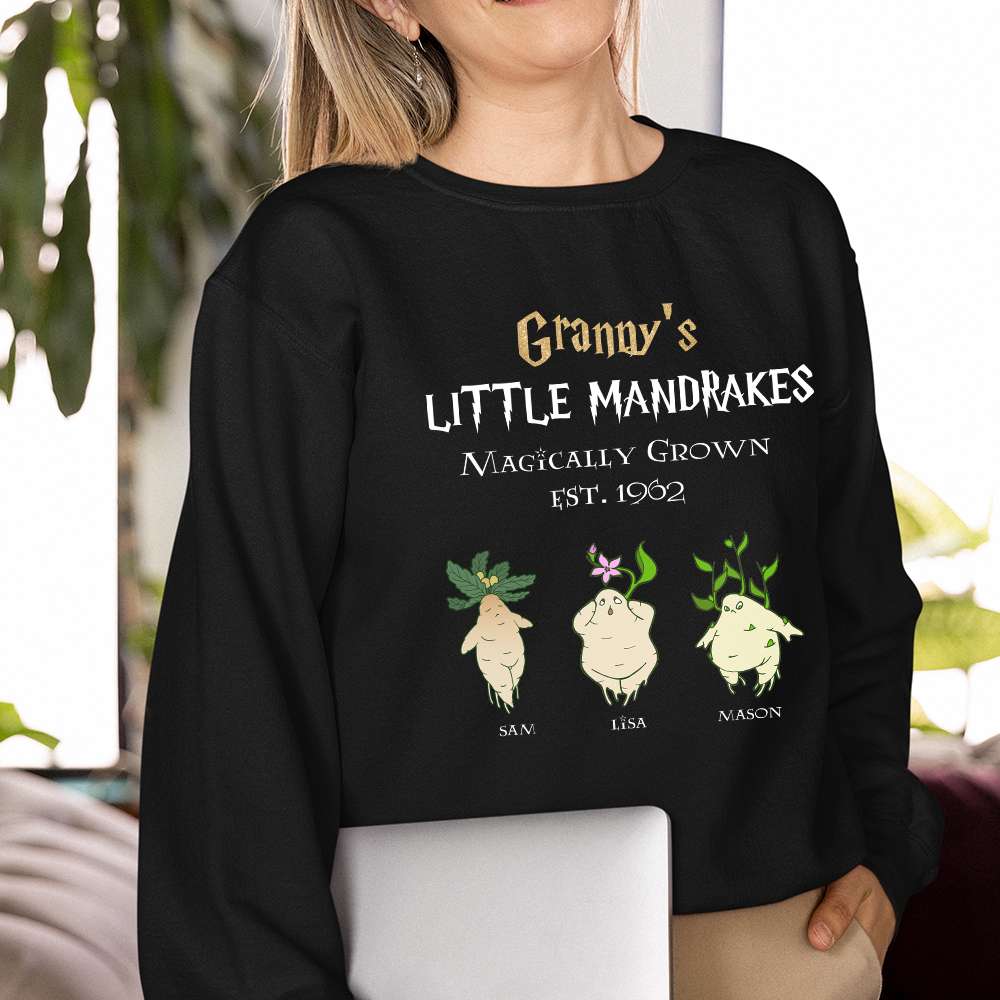 Personalized Granny's Little Mandrakes Sweatshirt