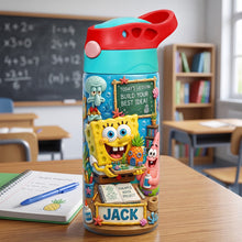 Load image into Gallery viewer, “Build Your Best Idea!” Cute Miniature Classroom Tumbler - 12oz Personalized Gift for Kids Back to School
